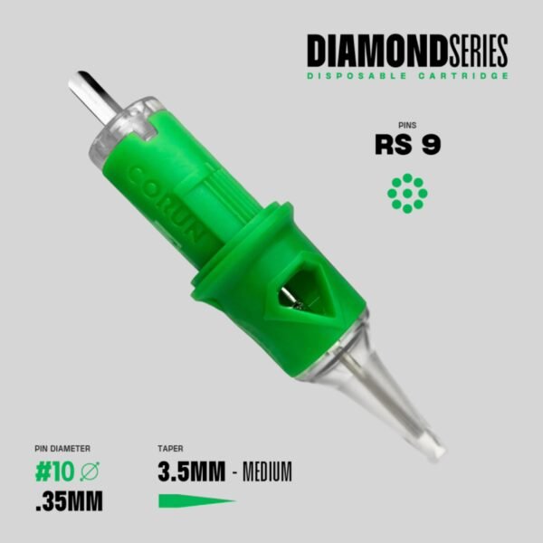 RS 9 #10(0.30mm) Medium Taper Caixa com 20 unidades