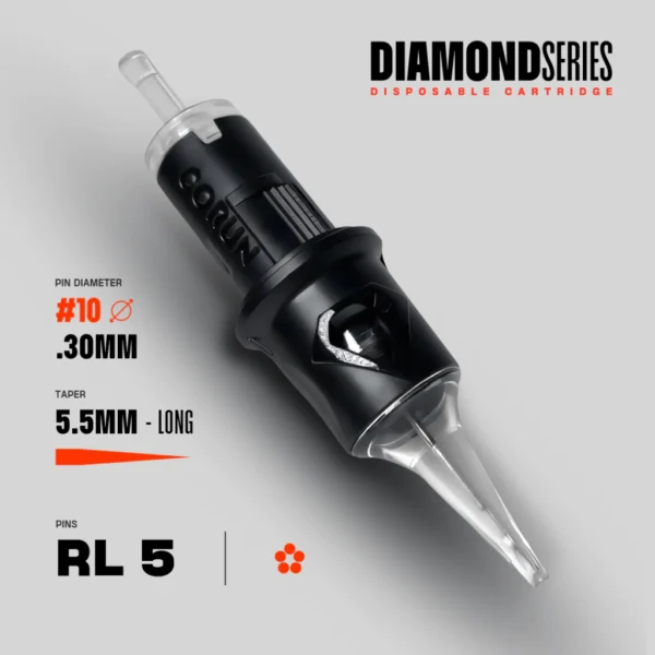 RL 5 #10(0.30mm) Long Taper caixa com 20 unidades (Corun)