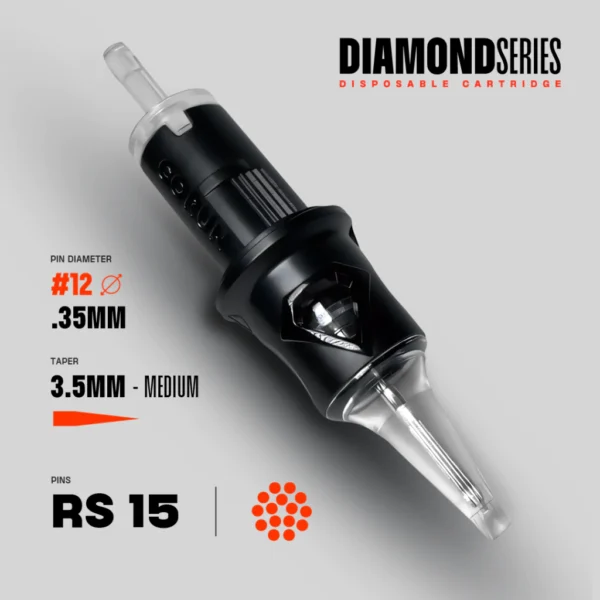 RS 15 #12(0.35mm) Medium Taper caixa com 20 unidades (Corun)